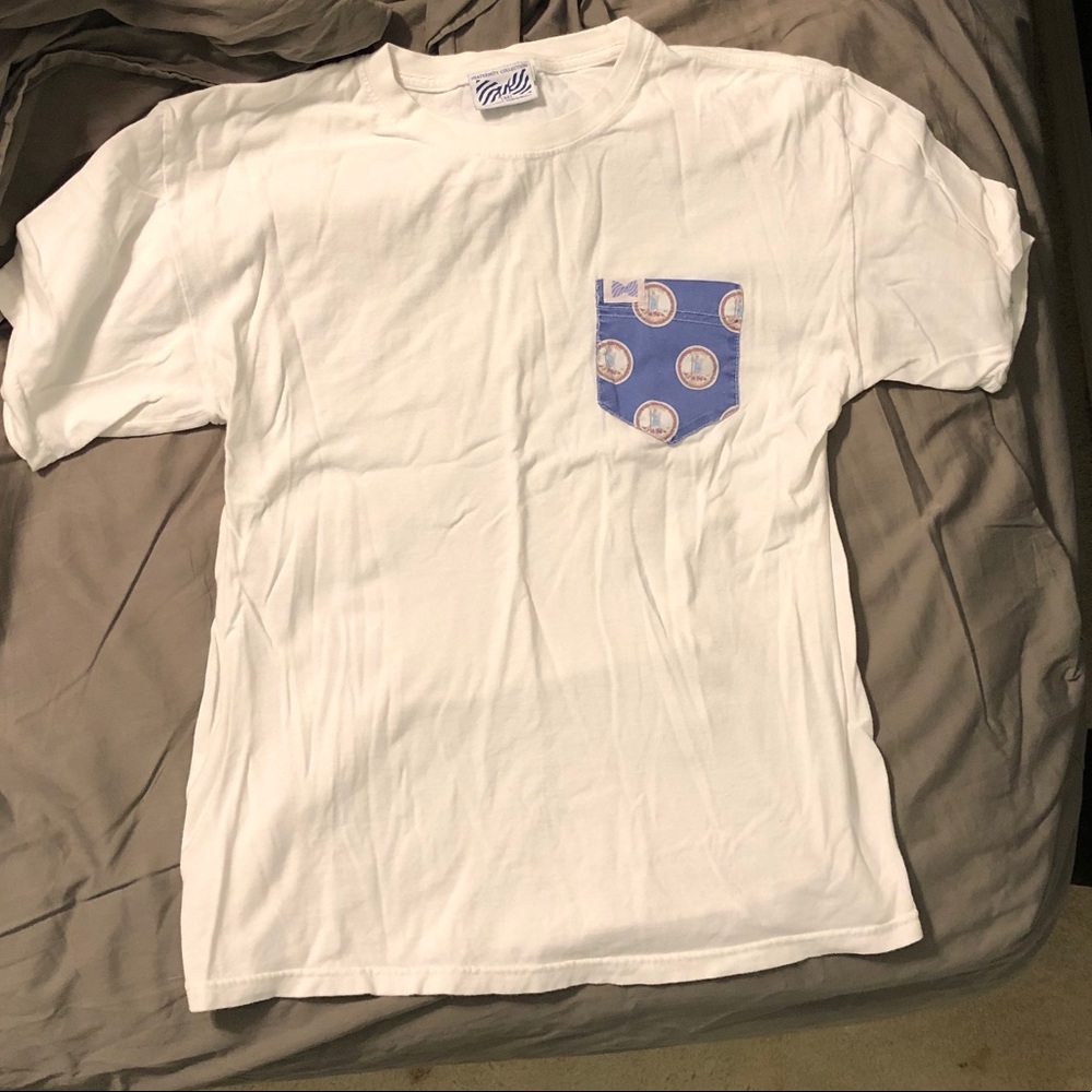 Fraternity Collection Virginia Flag Pocket T-Shirt